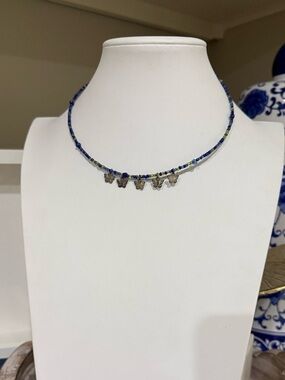 Y2K Style Expandable Choker Necklace with Butterfly Charms 🦋